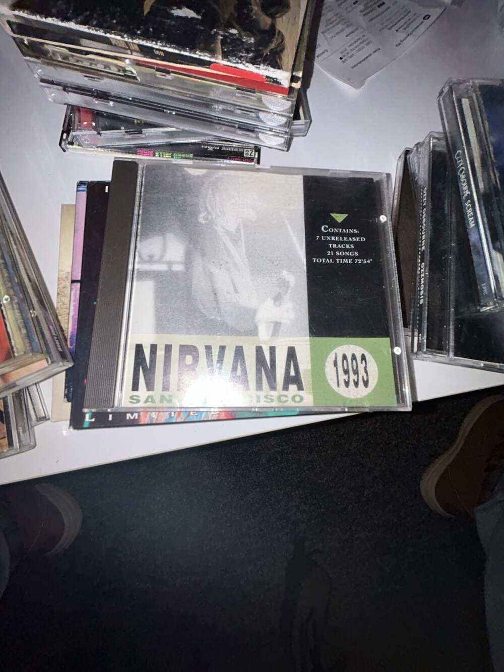 Nirvana San Francisco 1993 Live CD Album